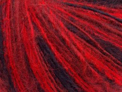 Alpaka deluxe - červenočerná