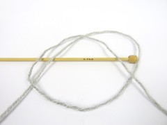 Angora luxe - světle šedá