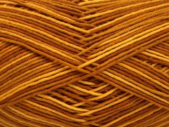 Bavlna Almina color - karamelovězlatá