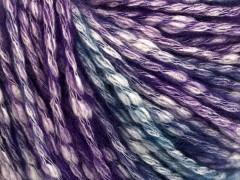 Bavlna pastel - purpurovotyrkysová
