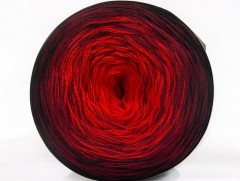 Cakes bavlna fajn - černovínovočervená 1