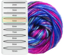 Cakes Malaga - modrošedorůžovopurpurová