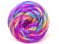 Cakes Malaga - růžovotyrkysovožlutooranž