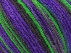 Čistá vlna magic - purpurovozelenotyrkysovošedo odstíny