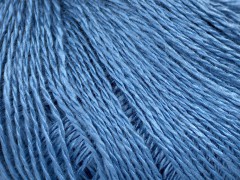 Čisté hedvábí - indigo modrá