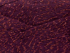 Elite shawl glitz - tmavě purpurová