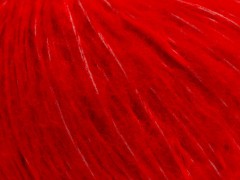 Fleecy vlna - ostře červená