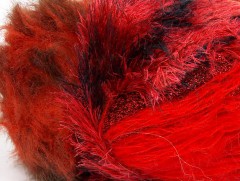 Furry Hat - červené odstíny