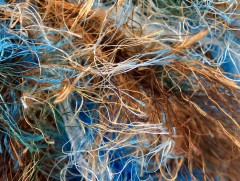 Long Eylash colorful - modrozelenohnědozlatá