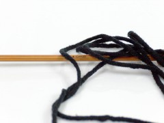 Lorena worsted - černá