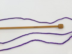 Macrame cord - purpurová 2