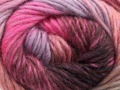 Magic wool de luxe - růžovokaštanovofialová