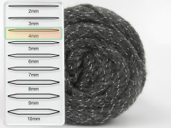 Merino Glitz - šedá