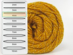 Merino Glitz - světle zlatá