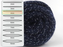 Merino Glitz - tmavě námořnická