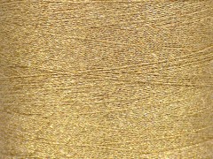 Metalická lurexová cívka  - světle zlatá