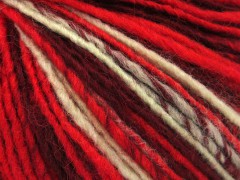 Passiion vlna - červenobéžová