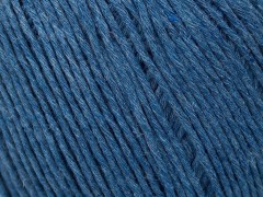 Přírodní bavlna baby - jeansově modrá