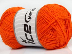 Přírodní bavlna - oranžová