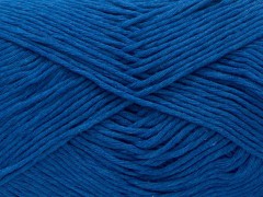 Přírodní bavlna - ostře modrá