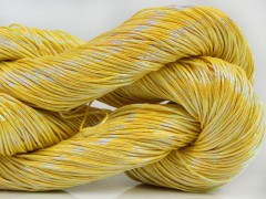 Ručně barvená bavlna plus - žlutá