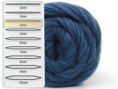 Star vlna fajn - jeansově modrá