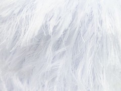 Super soft fur - opticky bílá