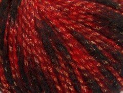 Twinkle vlna - černočervenozlatá