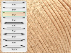 Viskóza glitz - světle lososová