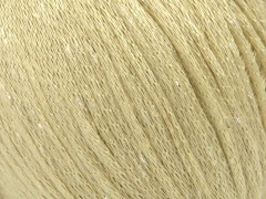 Viskóza glitz - tmavě krémová