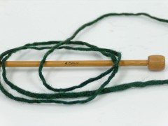 Vlna cord 30 - tmavě zelená 1