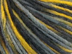 Vlna cord aran - černošedoolivovozelená