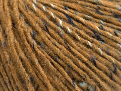 Vlna cord aran - světle hnědámodré odstíny