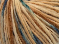 Vlna cord color - bílákávamodrovelbloudí