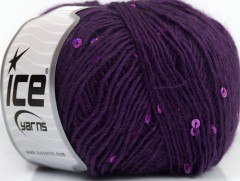 Vlna Paillette - purpurová