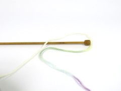 Vlna varicolor worsted - fialovomátovožlutotyrkysová