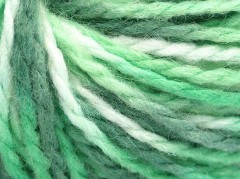 Vlna worsted color - zelené odstíny