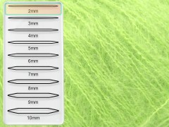 Winsome mohér - světle zelená